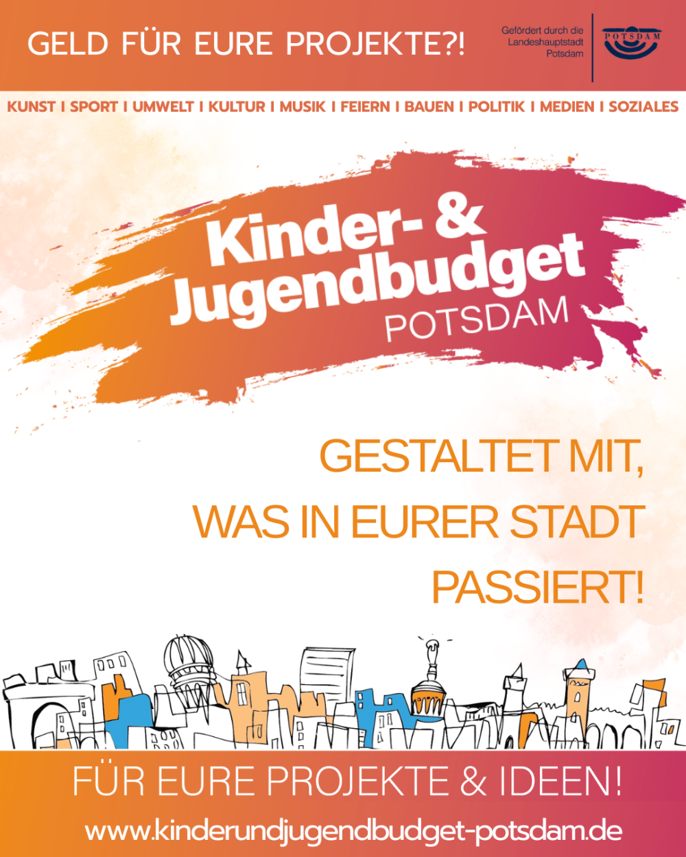 Das Kinder- und Jugendbudget Potsdam ist da!